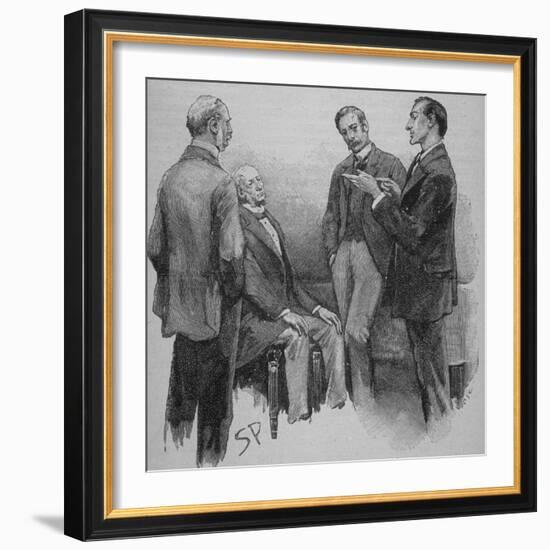 Adventures of Sherlock Holmes in the Strand Magazine, The Adventure of the Reigate Squire-null-Framed Photographic Print