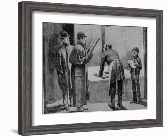 Adventures of Sherlock Holmes in the Strand Magazine, The Blue Carbuncle-null-Framed Photographic Print