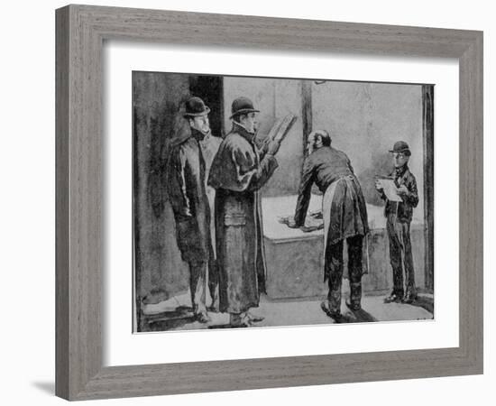 Adventures of Sherlock Holmes in the Strand Magazine, The Blue Carbuncle-null-Framed Photographic Print