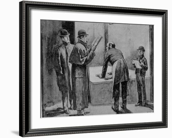 Adventures of Sherlock Holmes in the Strand Magazine, The Blue Carbuncle-null-Framed Photographic Print