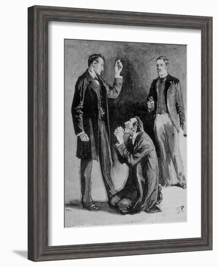 Adventures of Sherlock Holmes in the Strand Magazine, The Blue Carbuncle-null-Framed Photographic Print