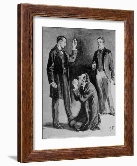 Adventures of Sherlock Holmes in the Strand Magazine, The Blue Carbuncle-null-Framed Photographic Print