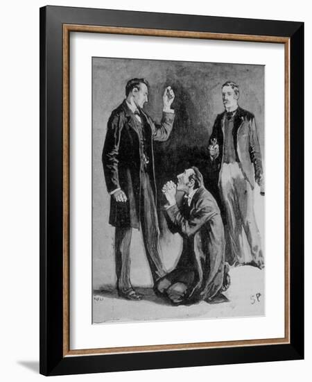 Adventures of Sherlock Holmes in the Strand Magazine, The Blue Carbuncle-null-Framed Photographic Print