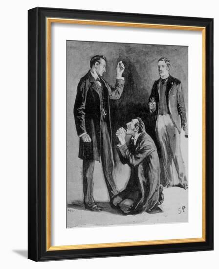 Adventures of Sherlock Holmes in the Strand Magazine, The Blue Carbuncle-null-Framed Photographic Print