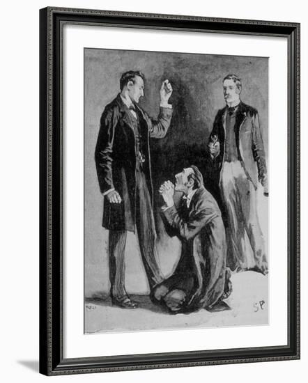 Adventures of Sherlock Holmes in the Strand Magazine, The Blue Carbuncle-null-Framed Photographic Print