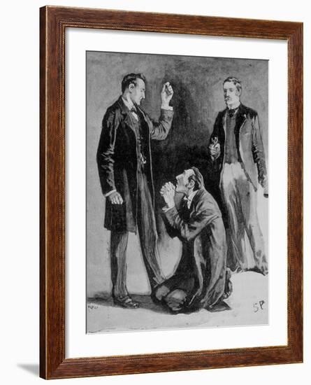 Adventures of Sherlock Holmes in the Strand Magazine, The Blue Carbuncle--Framed Photographic Print