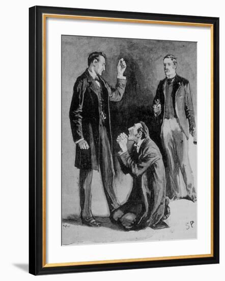 Adventures of Sherlock Holmes in the Strand Magazine, The Blue Carbuncle-null-Framed Photographic Print