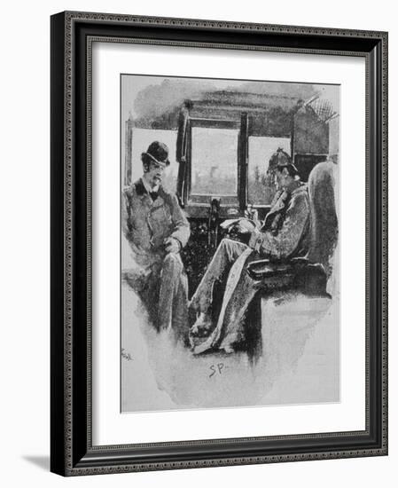 Adventures of Sherlock Holmes in the Strand Magazine, The Boscombe Valley Mystery-null-Framed Photographic Print