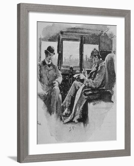 Adventures of Sherlock Holmes in the Strand Magazine, The Boscombe Valley Mystery-null-Framed Photographic Print