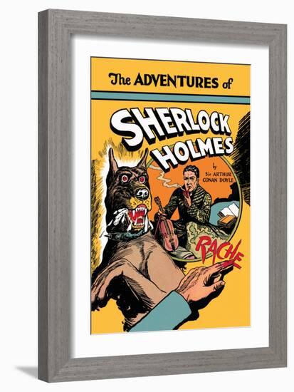 Adventures of Sherlock Holmes-Guerrini-Framed Art Print