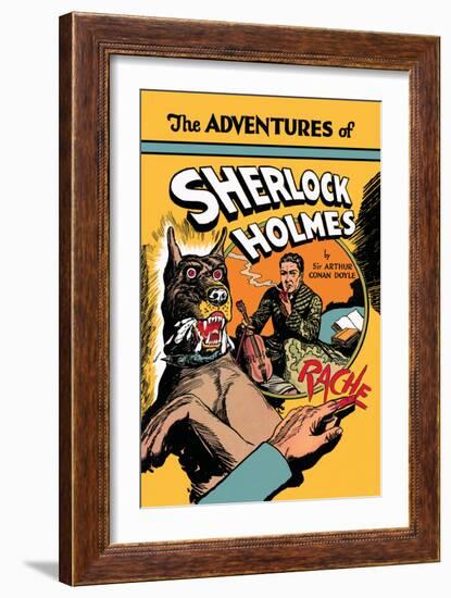 Adventures of Sherlock Holmes-Guerrini-Framed Art Print