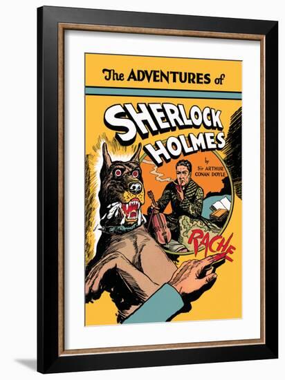 Adventures of Sherlock Holmes-Guerrini-Framed Art Print