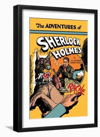 Adventures of Sherlock Holmes-Guerrini-Framed Art Print