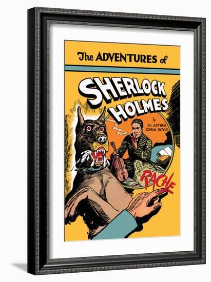 Adventures of Sherlock Holmes-Guerrini-Framed Art Print