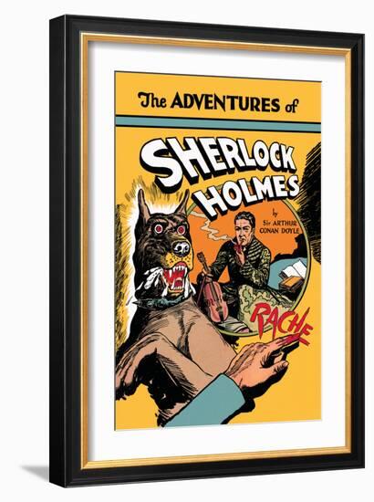 Adventures of Sherlock Holmes-Guerrini-Framed Art Print