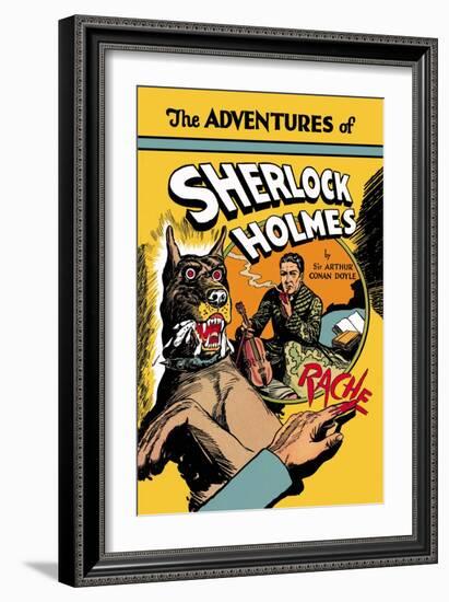 Adventures of Sherlock Holmes-Guerrini-Framed Premium Giclee Print