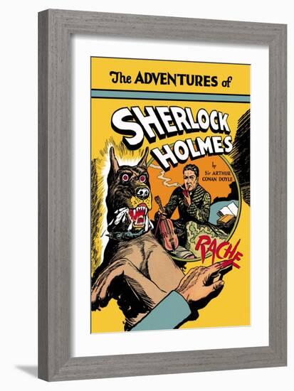 Adventures of Sherlock Holmes-Guerrini-Framed Art Print