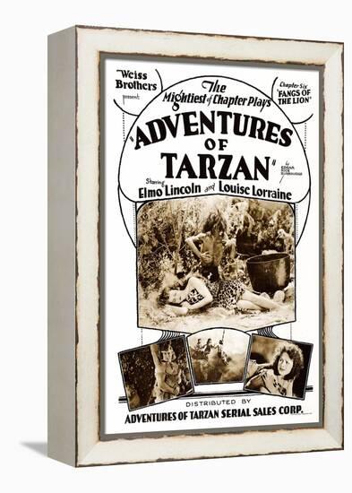 Adventures of Tarzan-null-Framed Stretched Canvas