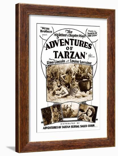 Adventures of Tarzan-null-Framed Art Print