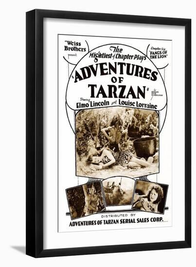 Adventures of Tarzan-null-Framed Art Print