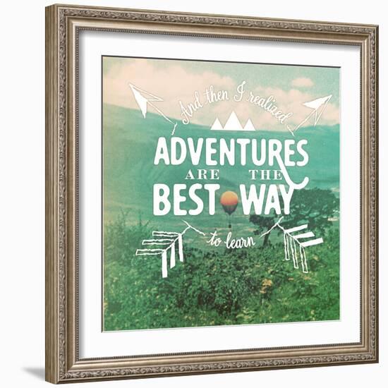 Adventures-The Saturday Evening Post-Framed Giclee Print