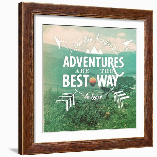 Adventures-The Saturday Evening Post-Framed Giclee Print