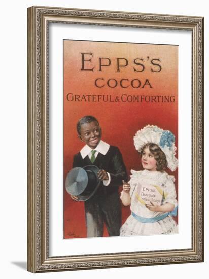 Advert, Epps's Cocoa-null-Framed Art Print