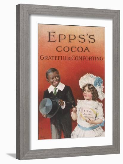 Advert, Epps's Cocoa-null-Framed Art Print