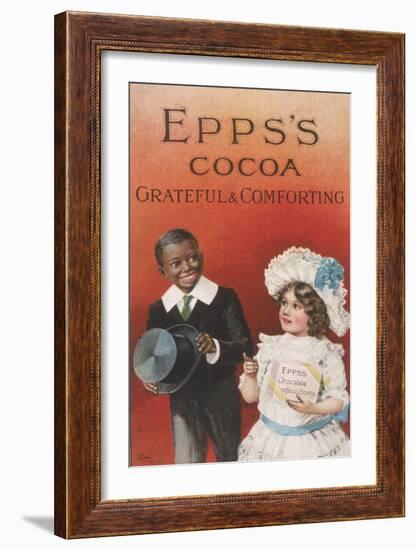 Advert, Epps's Cocoa-null-Framed Art Print