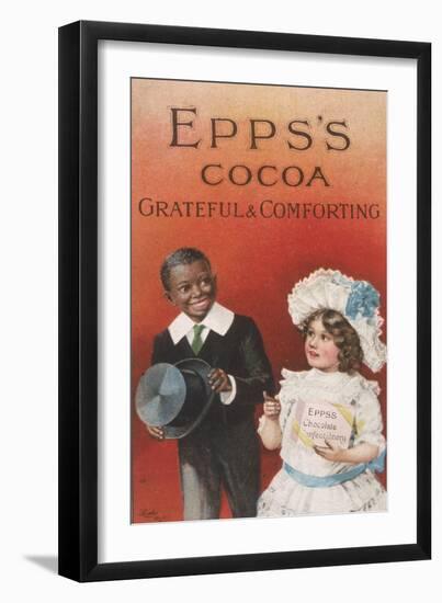 Advert, Epps's Cocoa-null-Framed Art Print