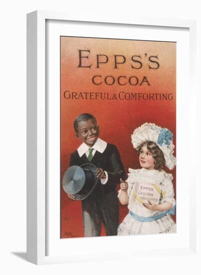 Advert, Epps's Cocoa-null-Framed Art Print