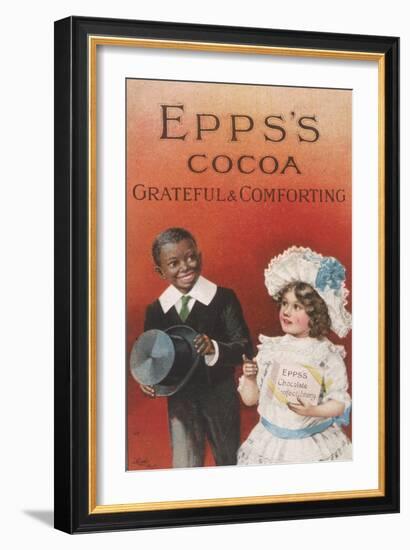 Advert, Epps's Cocoa-null-Framed Art Print