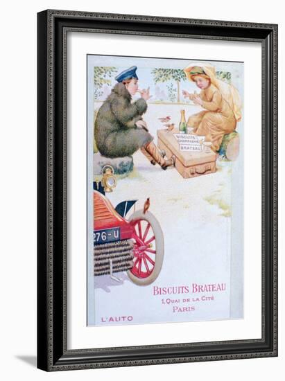 Advert for Biscuits Brateau, C1900s-null-Framed Giclee Print