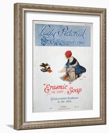 Advert for 'Erasmic' Soap, 1918-null-Framed Giclee Print