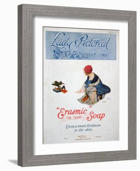 Advert for 'Erasmic' Soap, 1918-null-Framed Giclee Print