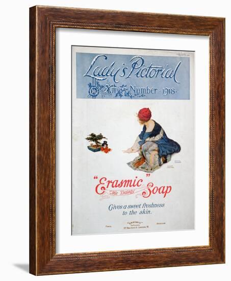 Advert for 'Erasmic' Soap, 1918-null-Framed Giclee Print