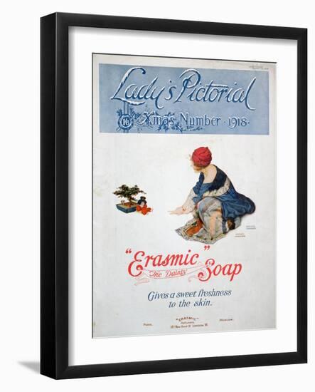 Advert for 'Erasmic' Soap, 1918-null-Framed Giclee Print