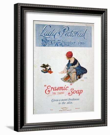 Advert for 'Erasmic' Soap, 1918-null-Framed Giclee Print