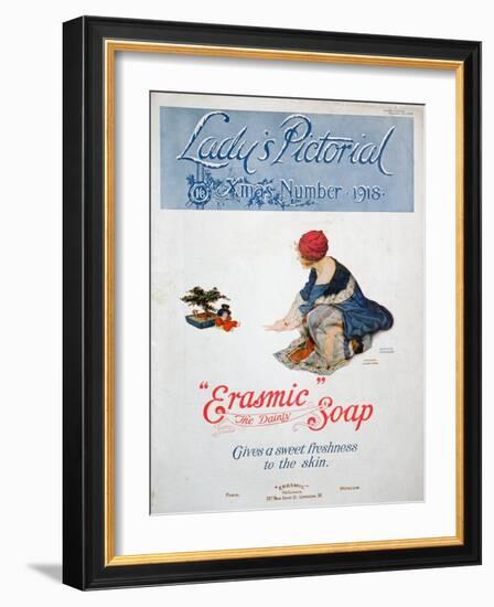 Advert for 'Erasmic' Soap, 1918-null-Framed Giclee Print
