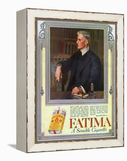 Advert for Fatima Cigarettes, 1916-null-Framed Premier Image Canvas