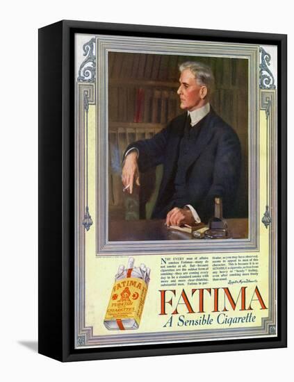 Advert for Fatima Cigarettes, 1916-null-Framed Premier Image Canvas