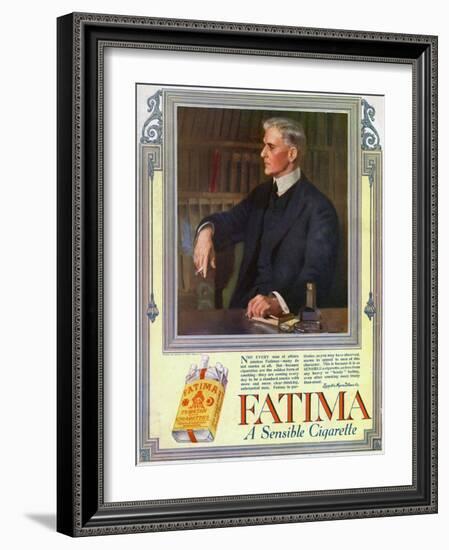 Advert for Fatima Cigarettes, 1916-null-Framed Giclee Print