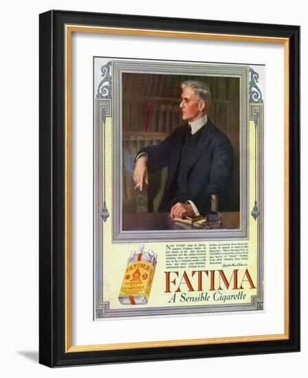 Advert for Fatima Cigarettes, 1916-null-Framed Giclee Print