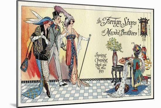 Advert for Mandel Brothers Department Store 1913-SD Zuckerman-Mounted Art Print