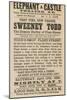 Advert for Sweeney Todd the Demon Barber of Fleet Street-null-Mounted Giclee Print