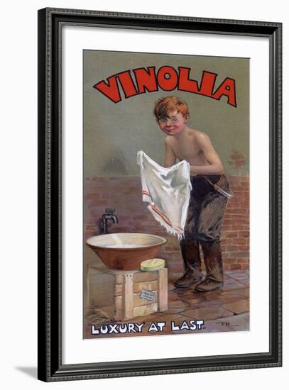 Advert for Vinolia Soap, C1900s-null-Framed Giclee Print