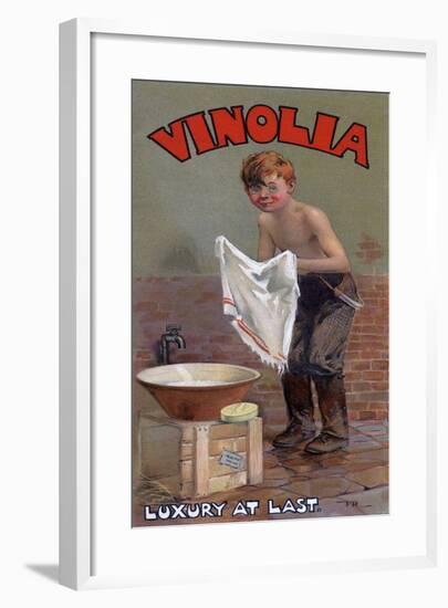 Advert for Vinolia Soap, C1900s-null-Framed Giclee Print