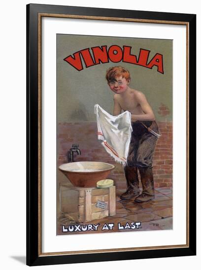 Advert for Vinolia Soap, C1900s-null-Framed Giclee Print