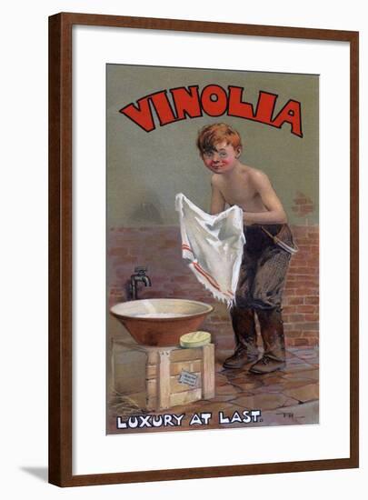 Advert for Vinolia Soap, C1900s-null-Framed Giclee Print