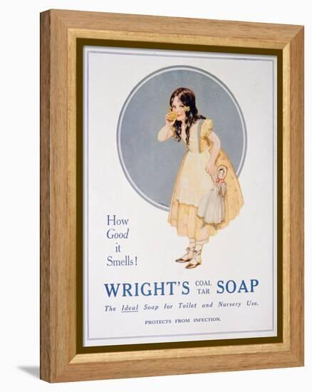 Advert for Wright's Coal Tar Soap, 1923-null-Framed Premier Image Canvas